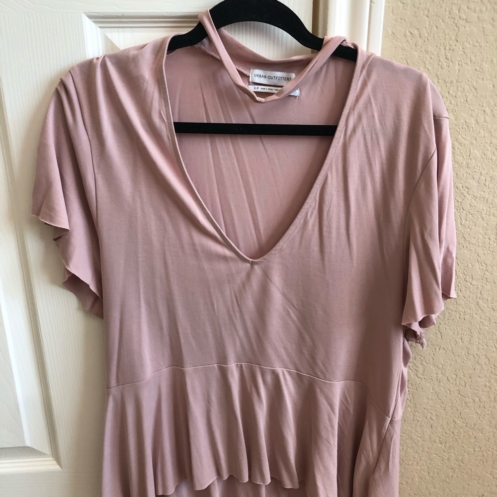 Urban Outfitters Neck wrap tiered babydoll top
